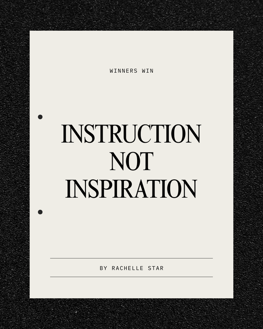 Winners Win - The Blueprint Manual